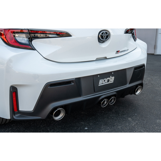 Borla GR Corolla ATAK Cat Back Exhaust System (Silver Tips)