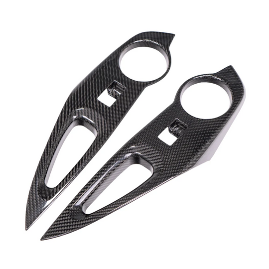 Driven Media GR Corolla Carbon Fiber Rear Window Switch Panel Covers