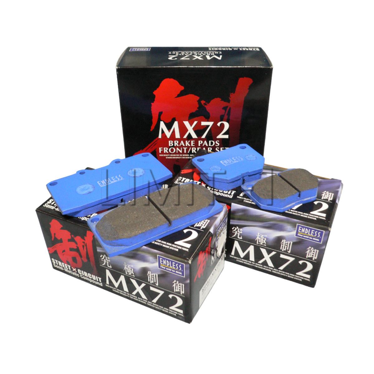 Endless GR86 / BRZ MX72 Brake Pads (Non-Brembo) – LIMIT+1