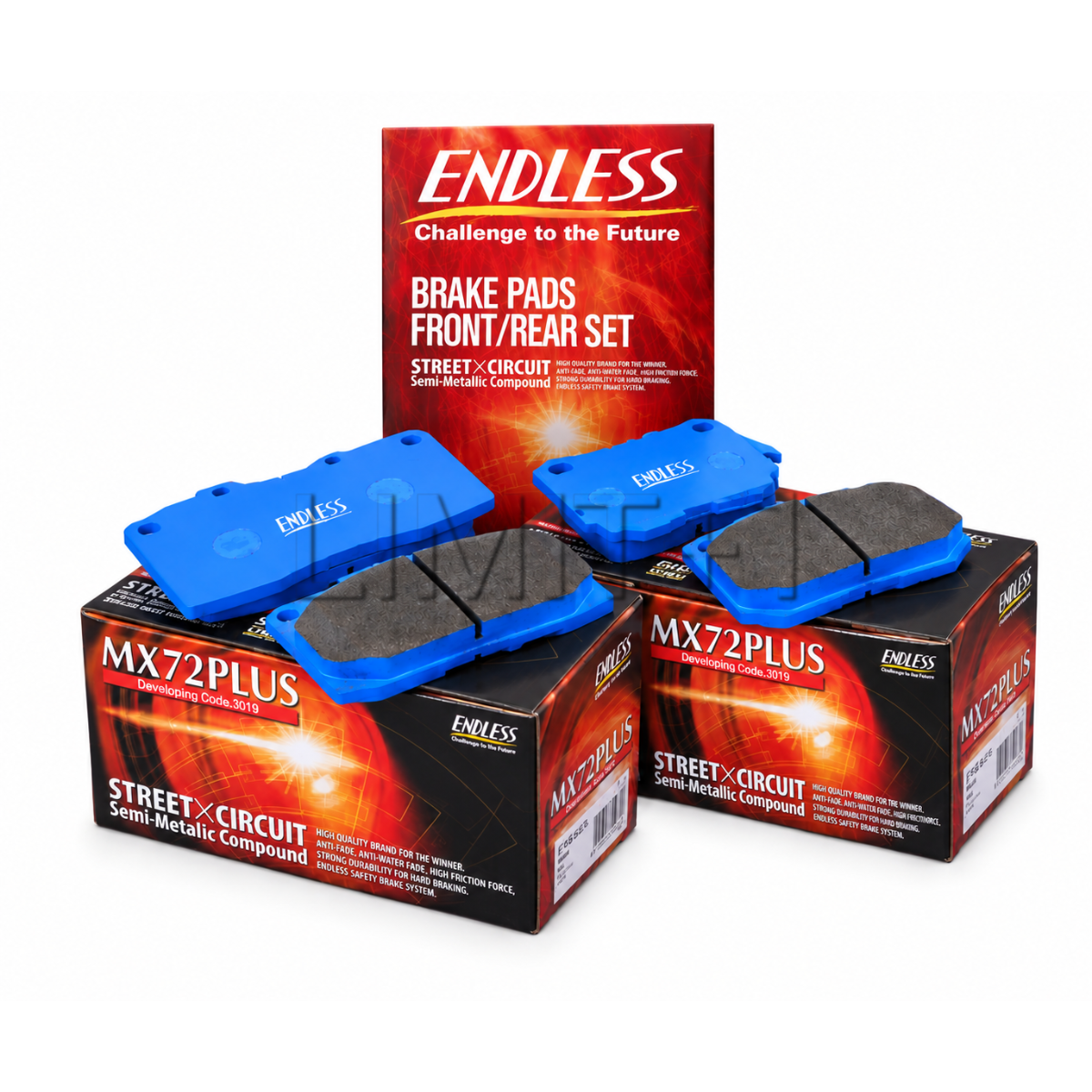 Endless GR Corolla MX72+ Brake Pads – LIMIT+1