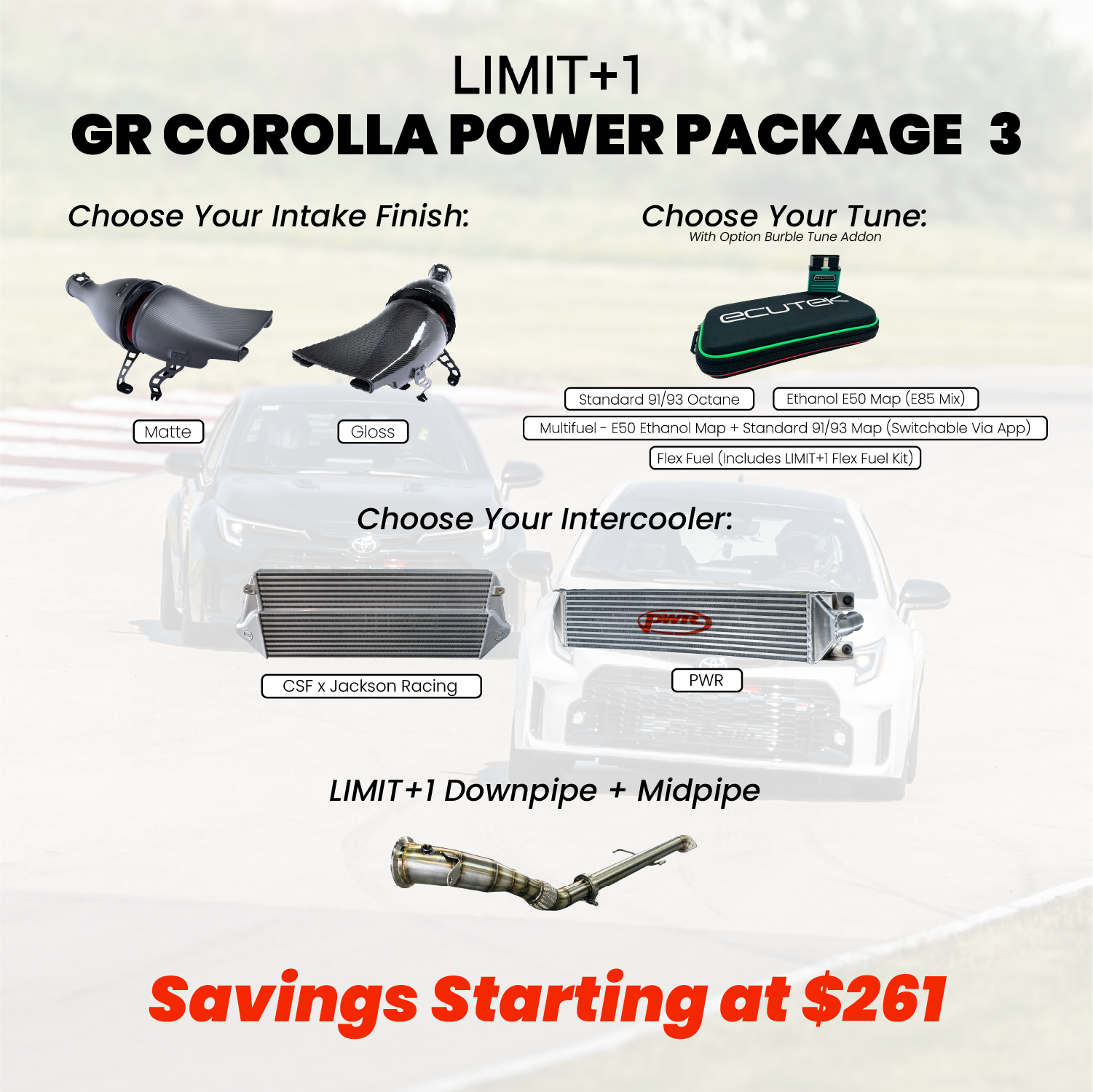 LIMIT+1 GR Corolla Power Package 3