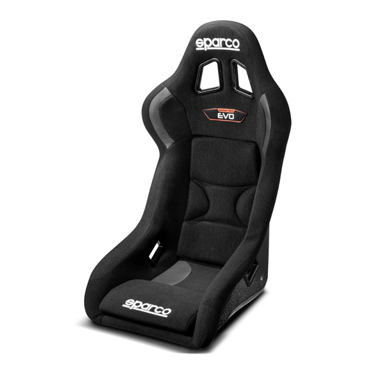 Sparco EVO Carbon Fiber Racing Seat (FIA Approved)