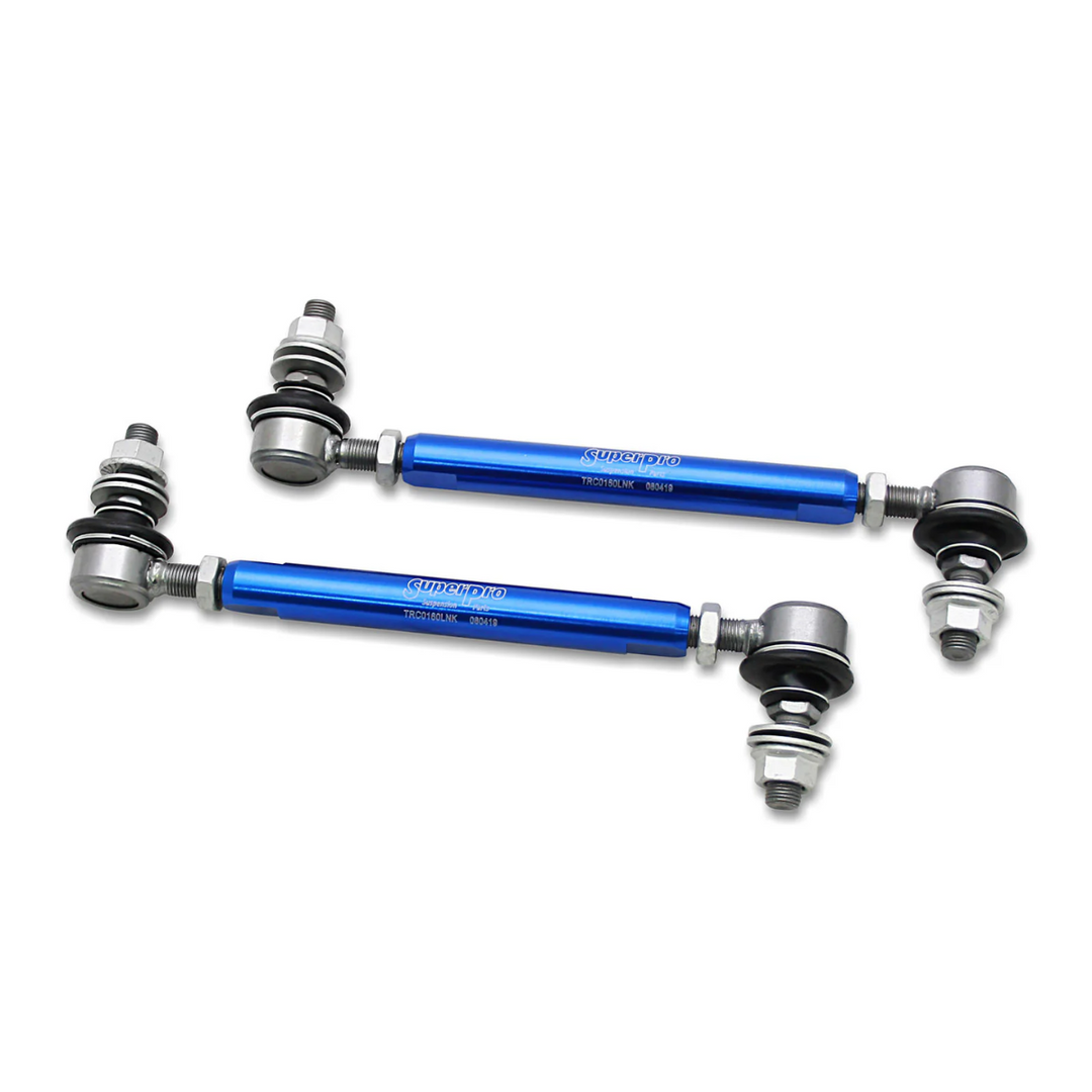 SuperPro GR86 / BRZ Front Sway Bar Link Kit - Heavy Duty Adjustable