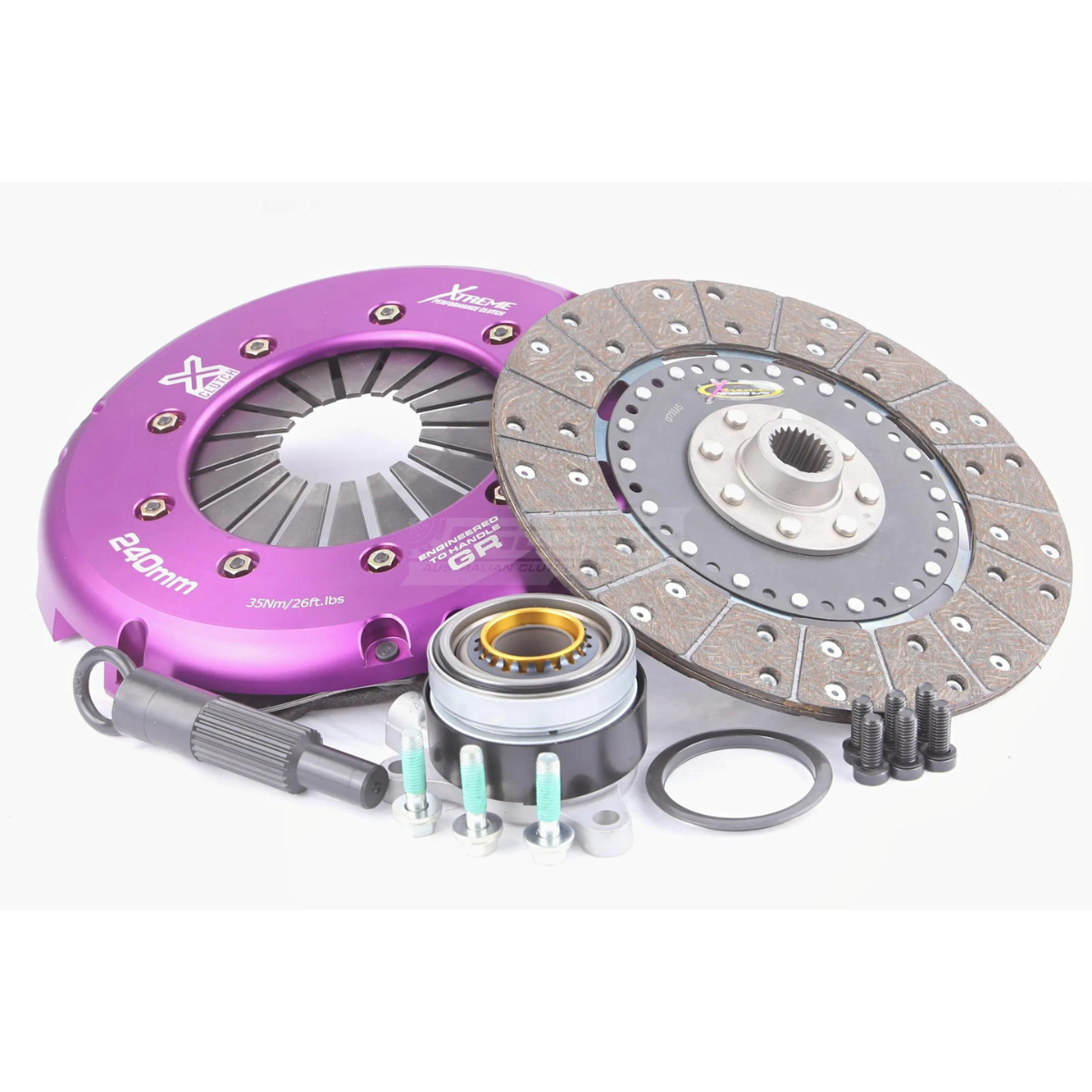 XClutch GR Corolla Stage 1 Solid Organic Clutch Disc (Retains Dual