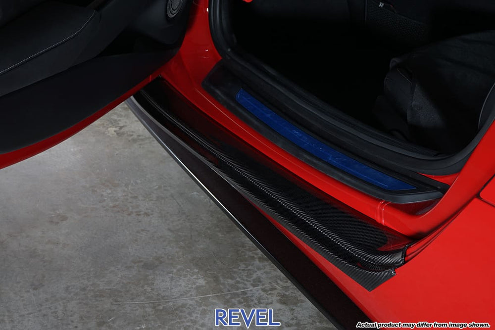 Revel GR Supra GT Dry Carbon Door Sill Plates Outer