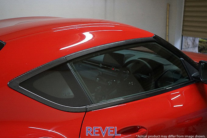 Revel GR Supra  GT Dry Carbon Door Window Molding Cover
