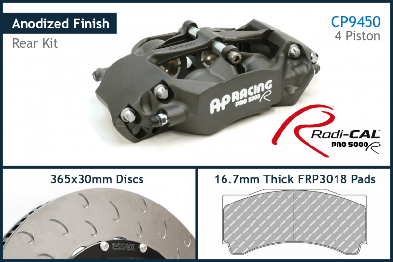 AP Racing GR Supra Radi-CAL Competition Brake Kit (Rear CP9450/365mm)