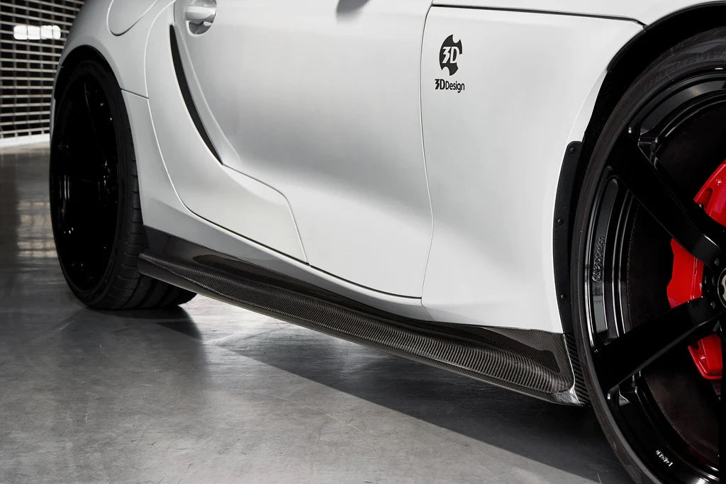 3D Design GR Supra Carbon Side Skirt Set
