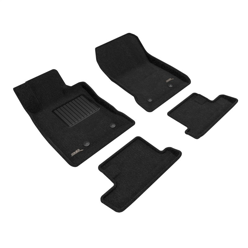 3D MAXpider GR86 / BRZ Elegant 1st & 2nd Row Floor Mats - Black