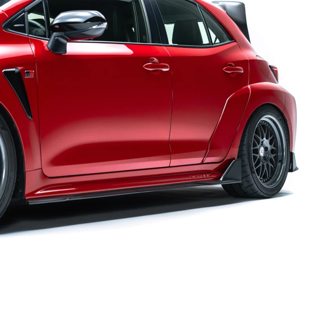 ADRO GR Corolla Carbon Fiber Side Skirts