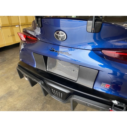 APR Performance GR Supra Carbon Fiber License Plate Backing