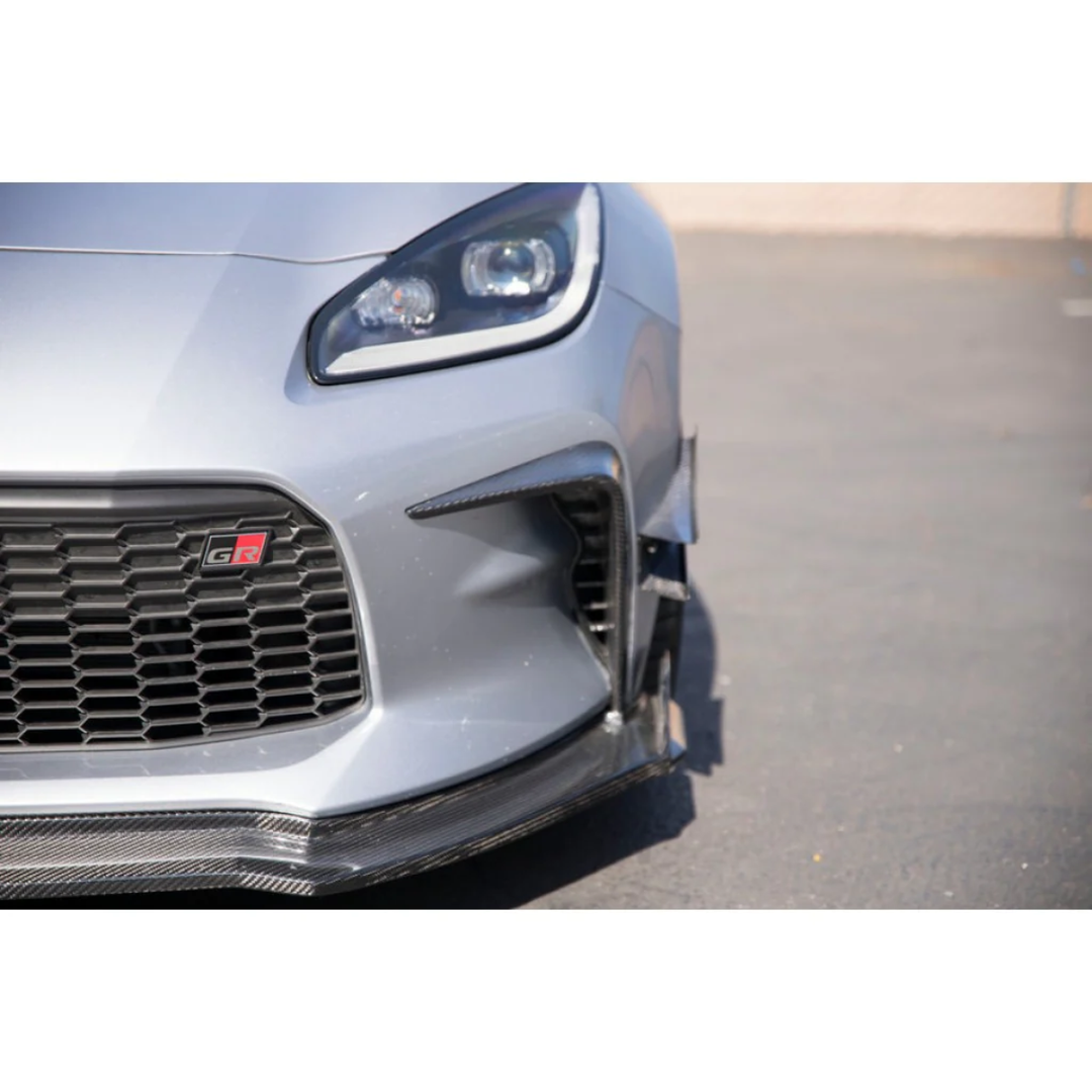 APR Performance GR86 Carbon Fiber Front Bumper Canards