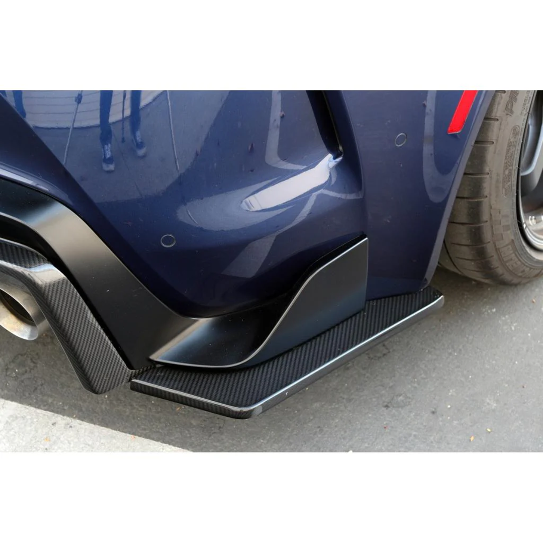 APR Performance GR Supra Carbon Fiber Rear Bumper Skirts
