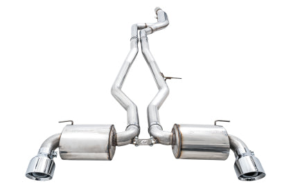 AWE GR Supra B58 Non-Resonated Touring Edition Exhaust - 5in Chrome Silver Tips