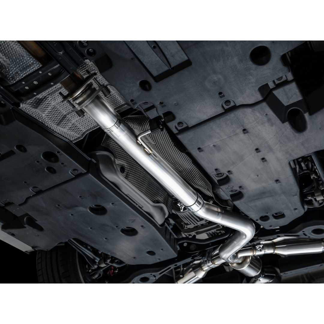 AWE Tuning GR Corolla Exhaust - Diamond Black Tips