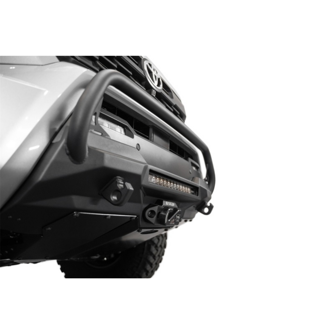 Addictive Desert Designs 2024+ Tacoma Stealth Center Mount Winch Front Bumper w/ Top Hoop1