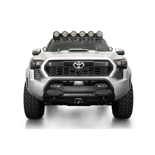 Addictive Desert Designs 2024+ Tacoma Stealth Center Mount Winch Front Bumper w/ Top Hoop2