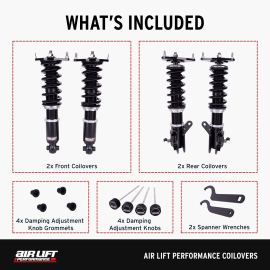 Air Lift GR86 / BRZ Coilover Kit