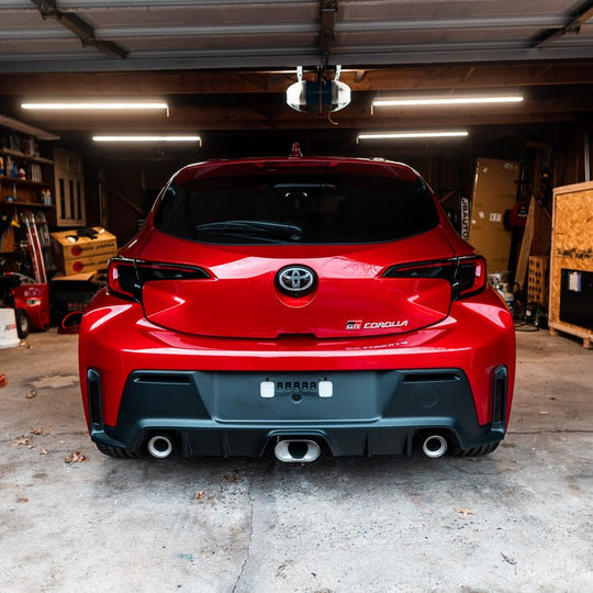 Driven Media GR Corolla Rear Bumper Reflector Overlay