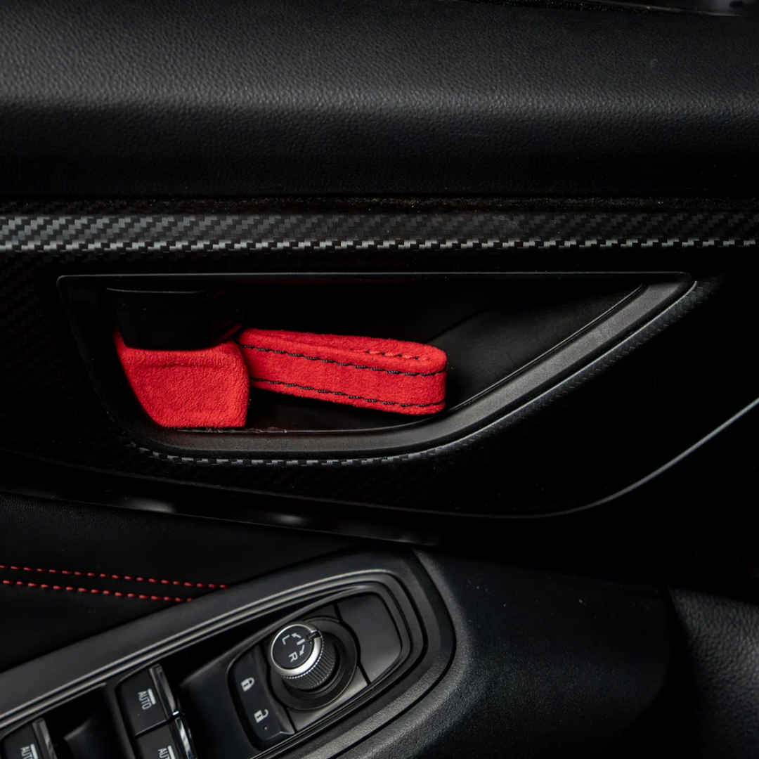 Billetworkz GR86 / BRZ Alcantara Door Pull Strap Kit