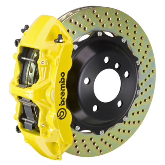 Brembo GR86 / BRZ Front GT BBK - 6 Piston Cast Monoblock Calipers w/ Drilled 2-Piece Rotors
