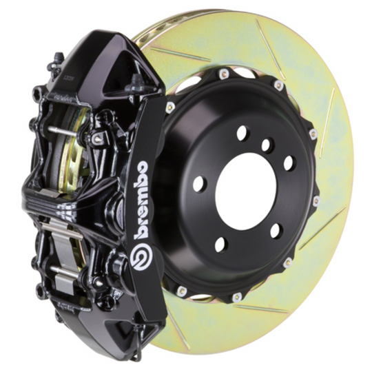 Brembo GR86 / BRZ Front GT BBK - 6 Piston Cast Monoblock Calipers w/ Slotted 2-Piece Rotors
