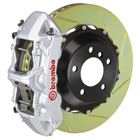 Brembo GR86 / BRZ Front GT BBK - 6 Piston Cast Monoblock Calipers w/ Slotted 2-Piece Rotors