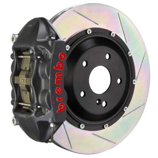 Brembo GR86 / BRZ Rear GTS BBK - 4 Piston Cast Monoblock Calipers w/ Slotted 2-Piece Rotors