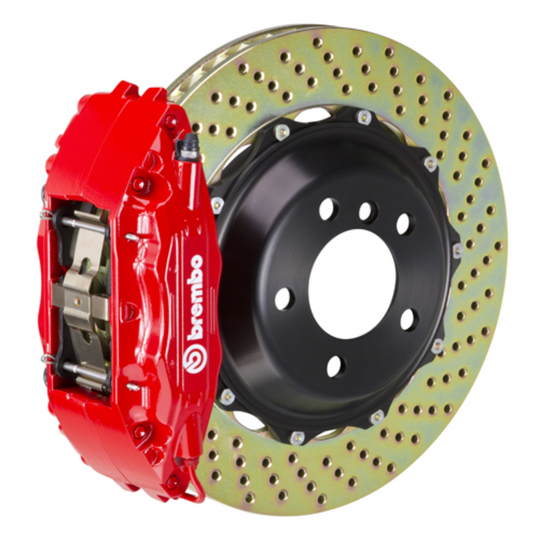 Brembo GR86 Front GT BBK - 4 Piston Cast 2-Piece Calipers w/ Drilled 2-Piece Rotors
