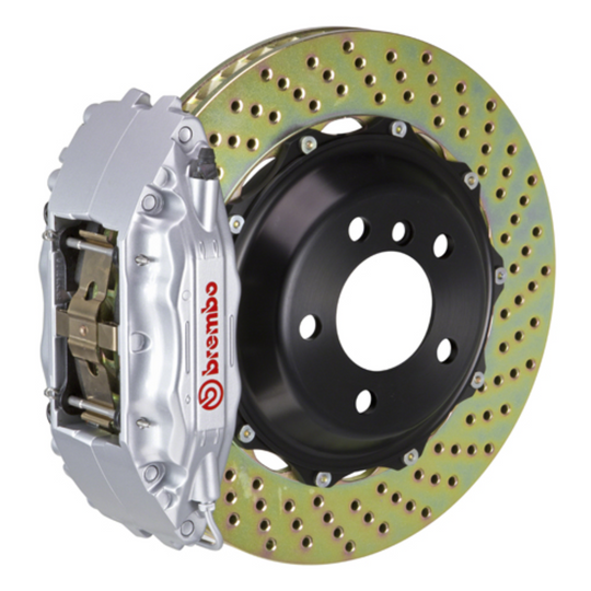 Brembo GR86 Front GT BBK - 4 Piston Cast 2-Piece Calipers w/ Drilled 2-Piece Rotors