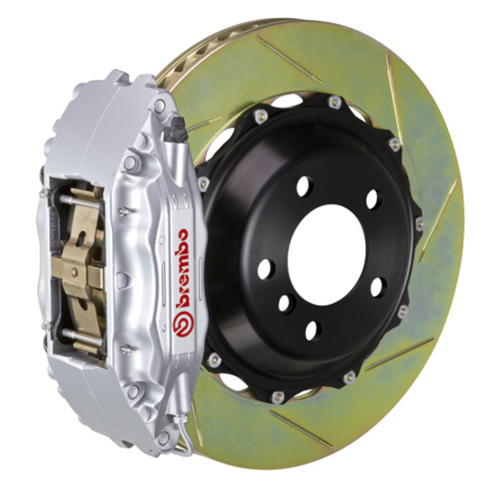 Brembo GR86 Front GT BBK - 4 Piston Cast 2-Piece Calipers w/ Slotted 2-Piece Rotors