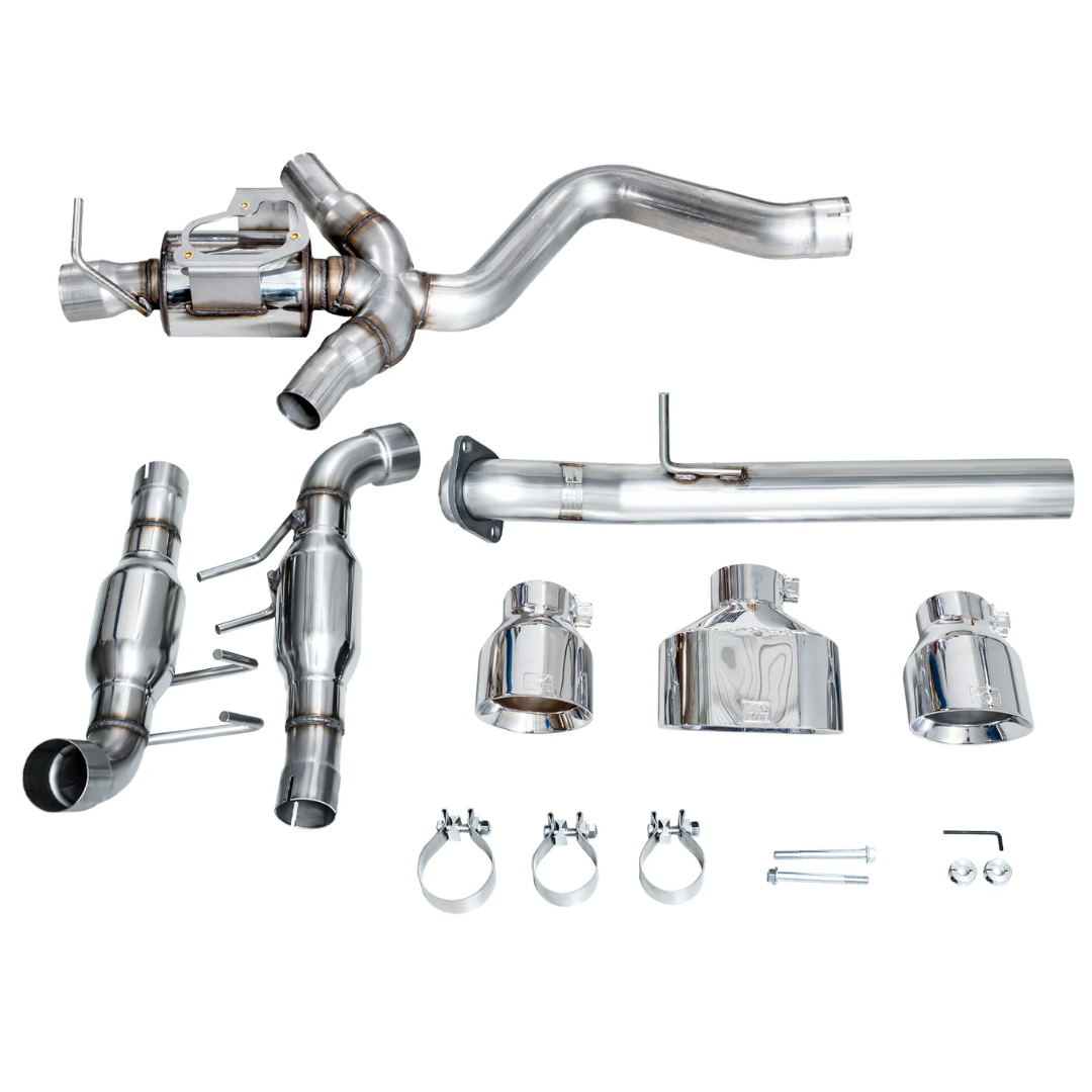 AWE Tuning GR Corolla Exhaust - Chrome Silver Tips