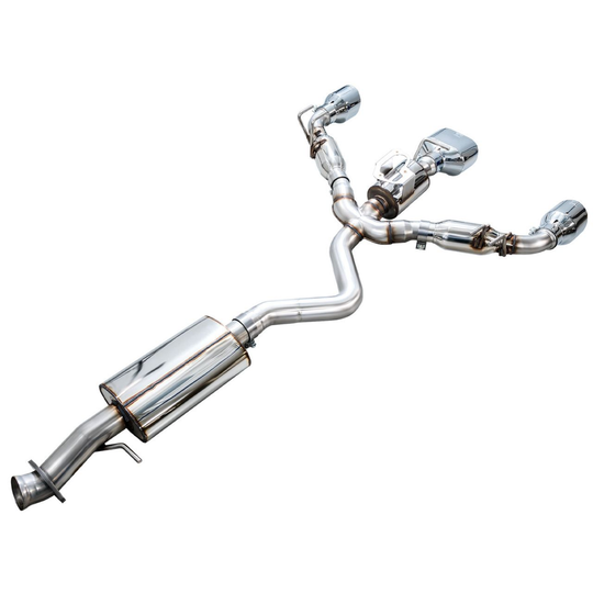 AWE Tuning GR Corolla Exhaust - Chrome Silver Tips