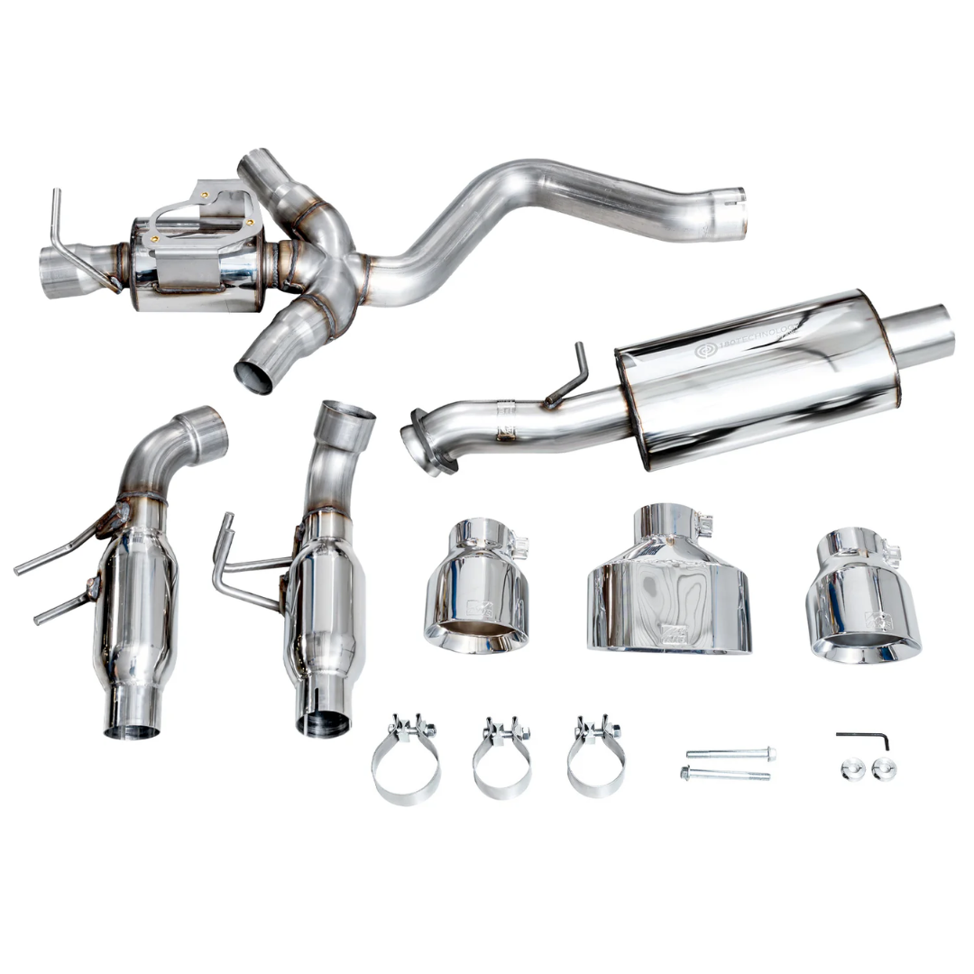 AWE Tuning GR Corolla Exhaust - Chrome Silver Tips