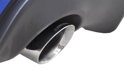 CORSA Performance 2.5in. Cat-Back; Dual Rear Exit with Single 4.5in. Polished Pro-Series Tips - GR86/BRZ