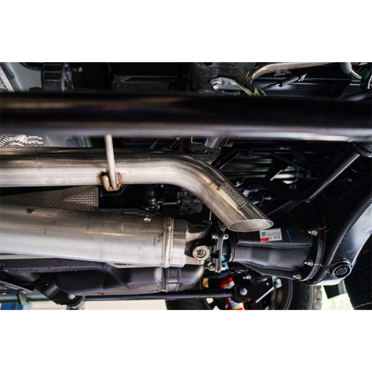 CORSA Performace 2024+ Tacoma 3in Sport Cat-Back - Exhaust Dump5