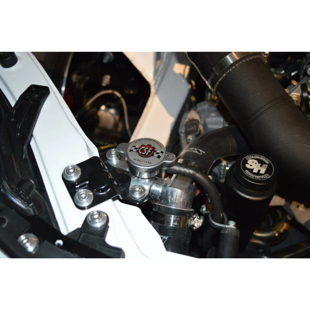 CSF GR86 / BRZ Aluminum Filler Neck w/ High Pressure Radiator Cap