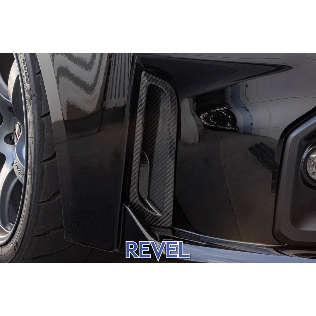 Revel GT Dry Carbon Front Bumper Duct Covers 2023 Toyota GR Corolla - 2 Pieces