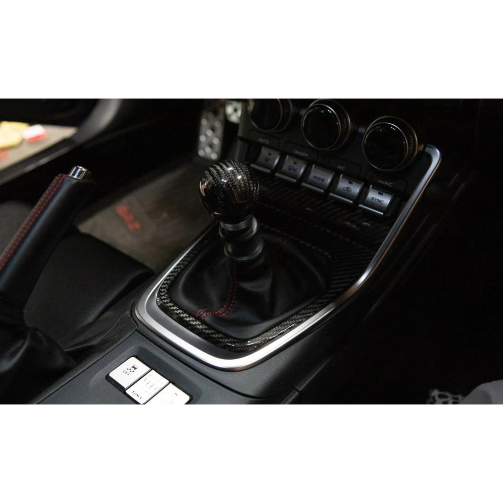 Revel GT Dry Carbon 2022 Toyota GR86 / Subaru BRZ Shifter Panel Cover - 1 Piece