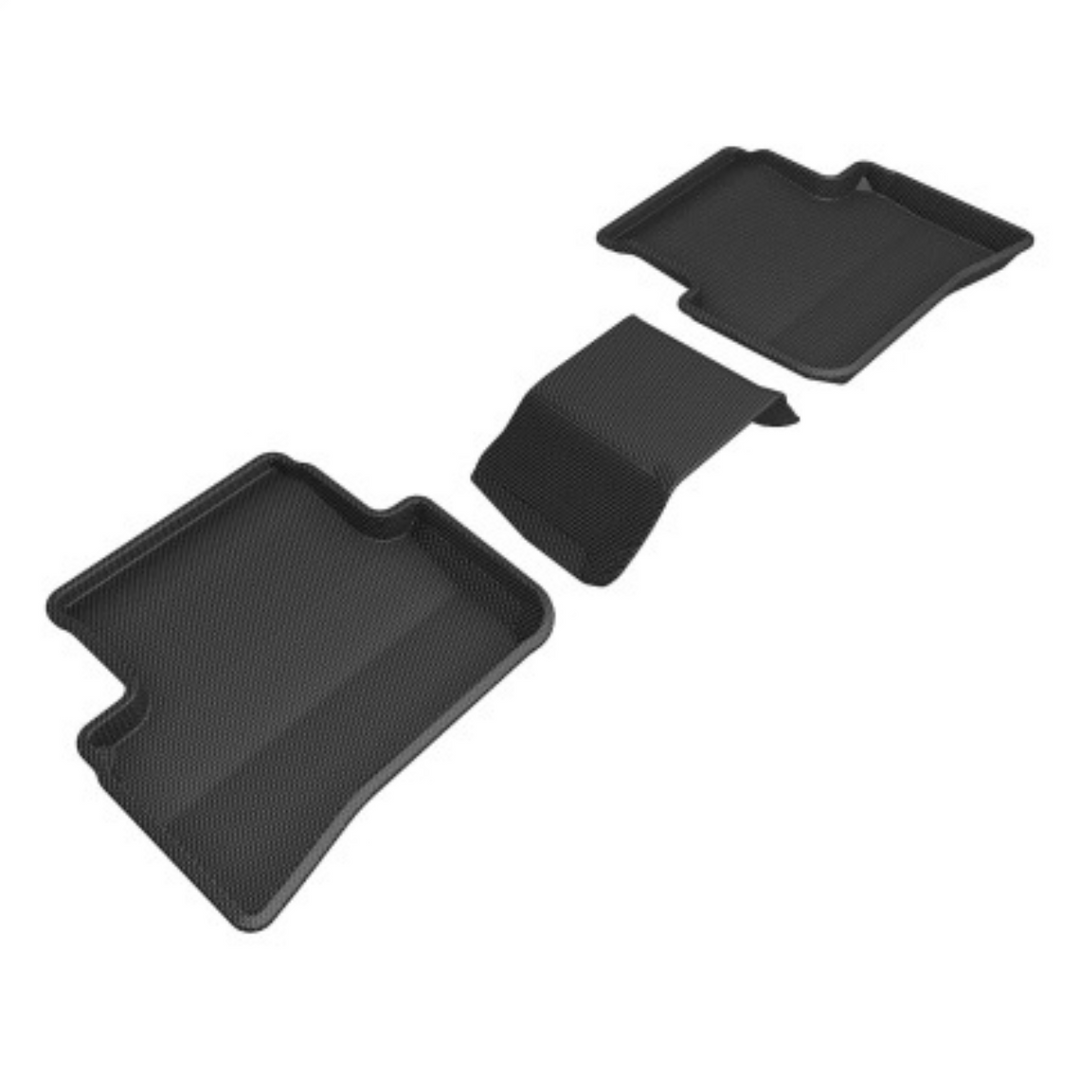 3D MAXpider GR Corolla (Not Fit Morizo Trim) Kagu 2nd Row Floormats - Black