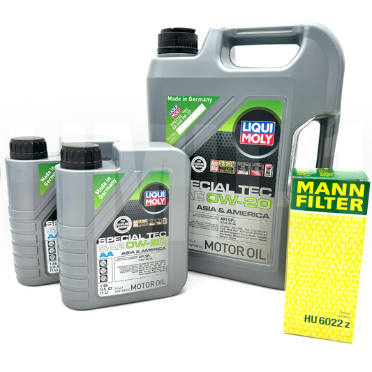 Liqui Moly Special Tec 0W-20 Full Synthetic Oil Change Kit W/ OE Filter (Daily Driver) GR Supra