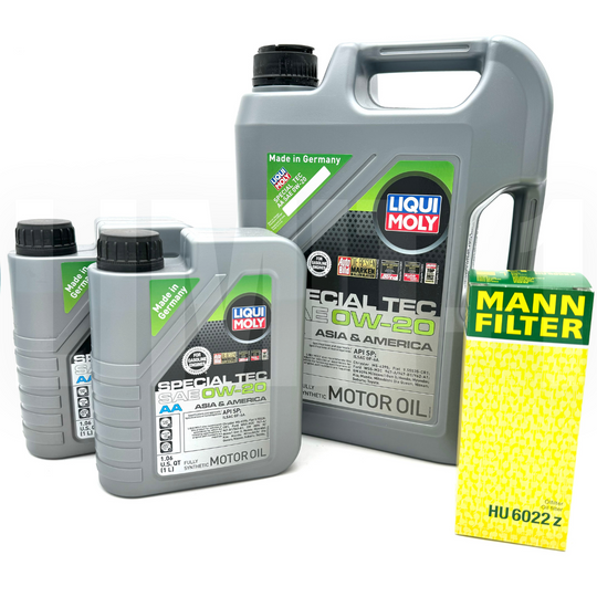 Liqui Moly GR Supra Special Tec 0W-20 Full Synthetic Oil Change Kit W/ OE Filter (Daily Driver)