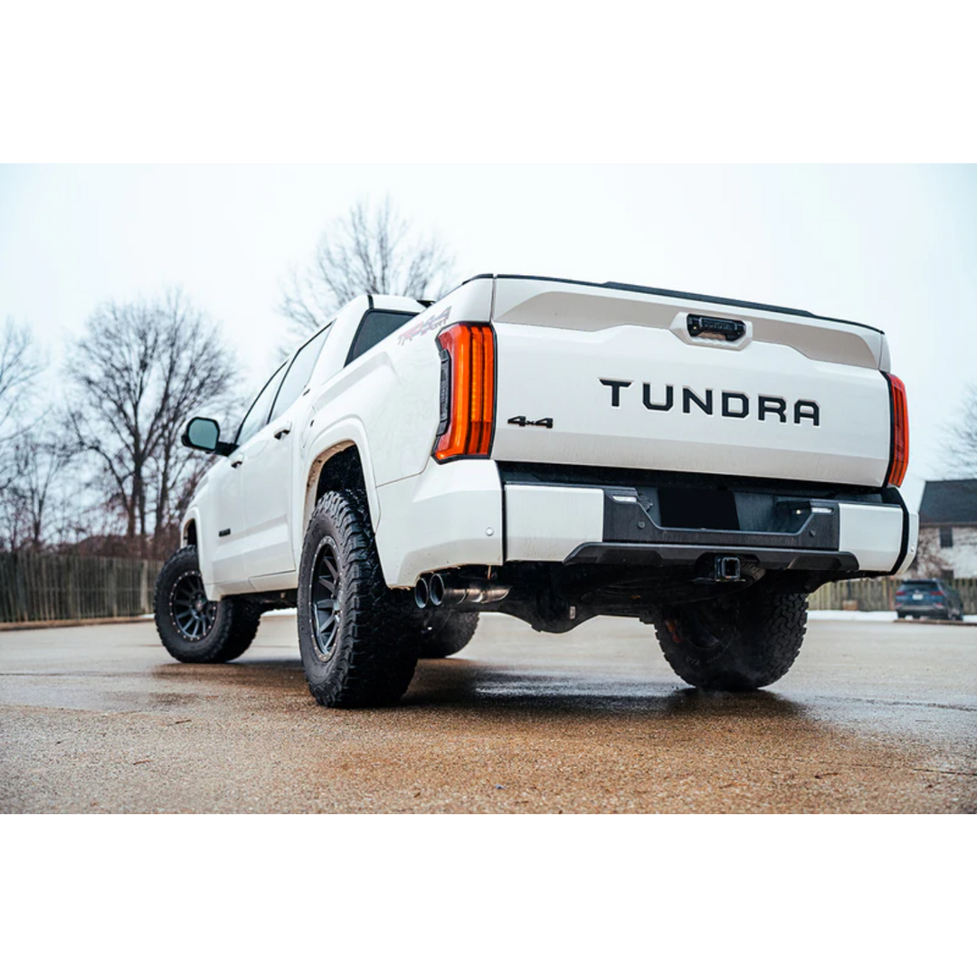 Corsa 2022+ Tundra 3" Sport Cat-Back Side Exit Exhaust System5