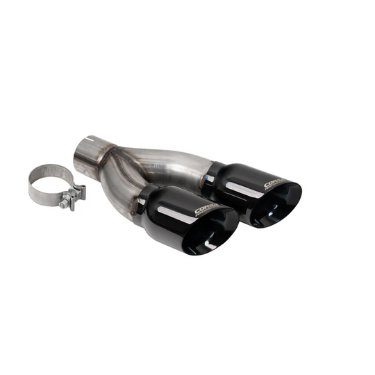 Corsa 2022+ Tundra 4" Single Side Dual Outlet Tip Kit12
