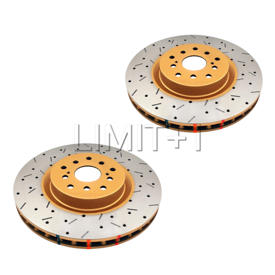 DBA GR86 / BRZ 4000 Series Drilled & Slotted Rotors - Front (Brembo)