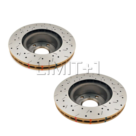 DBA GR86 / BRZ 4000 Series Drilled & Slotted Rotors - Front (Brembo)