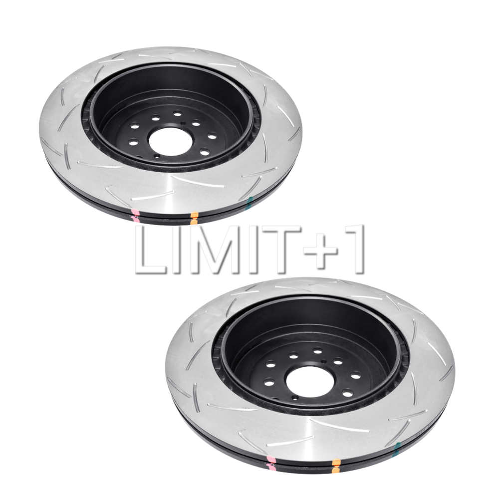 DBA GR86 / BRZ 4000 Series T3 Slotted Rotors - Rear (Brembo)
