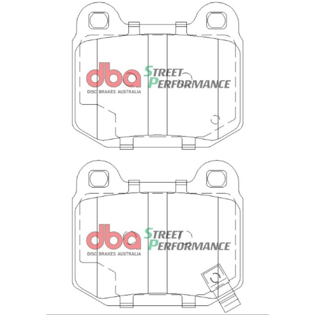 DBA GR86 / BRZ SP500 Brake Pads - Rear (Brembo)
