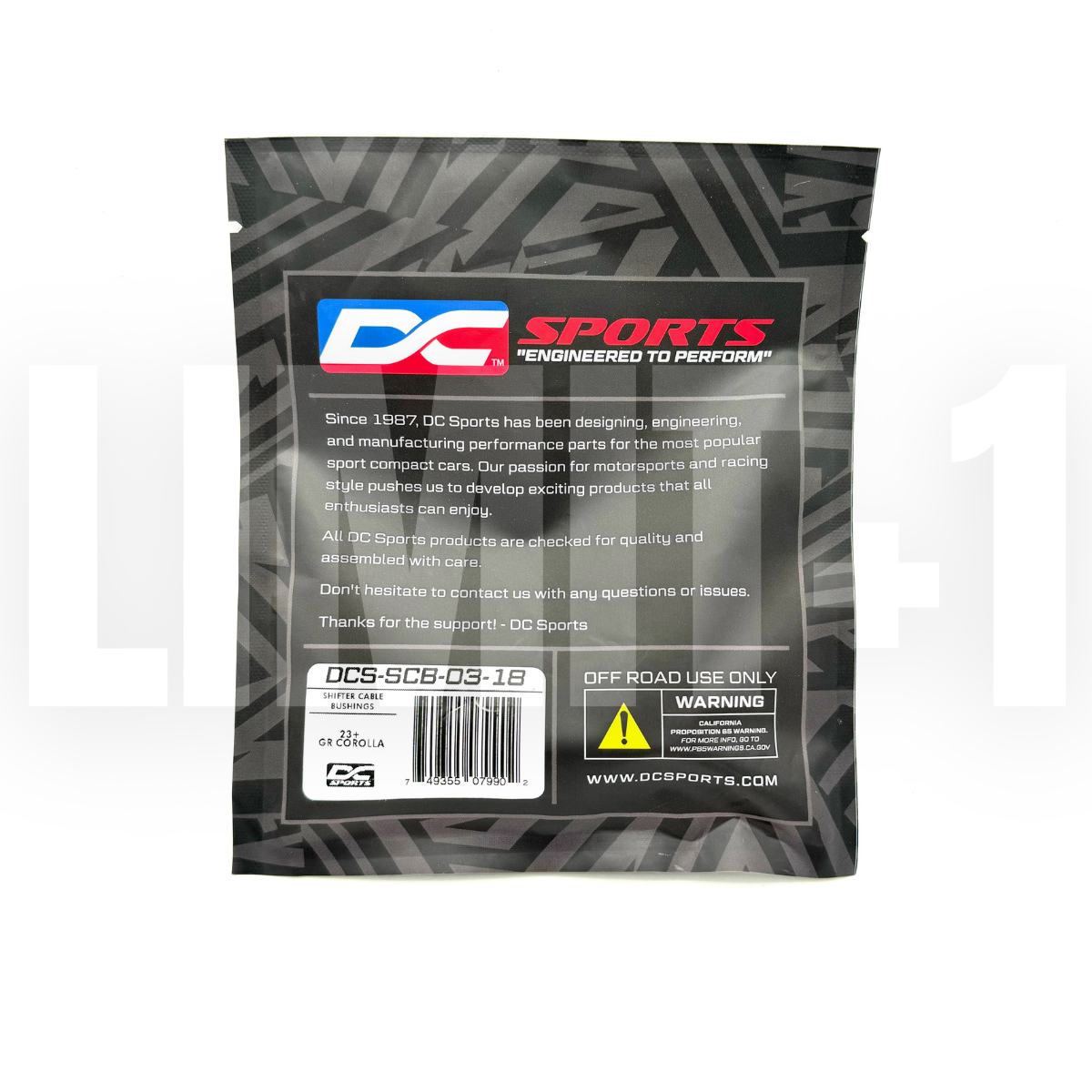 DC SPORTS GR Corolla Shifter Cable Bushings – LIMIT+1