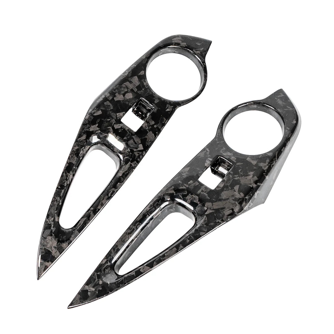 Driven Media GR Corolla Carbon Fiber Rear Window Switch Panel Covers